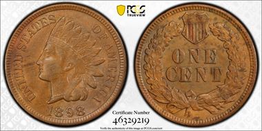 1898 1C AU58BN