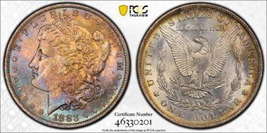1883-O $1 MS65