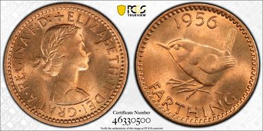 1956 1/4D S-4159 MS65RD