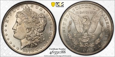 1878-S $1 MS62