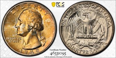 1949 25C MS64