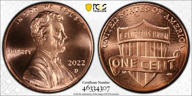 2022-D 1C Shield MS68RD