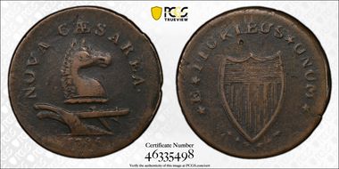 1786 NJ 1/2P Maris 17-b, PLUKIBUS VF25BN
