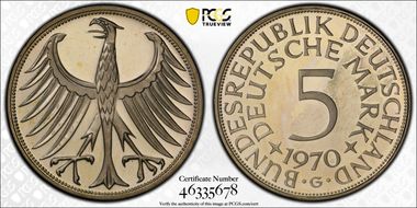 1970-G 5 Mk PR67DCAM