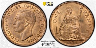 1938 1D S-4114 MS64RB