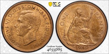 1940 1D S-4114 MS64RB