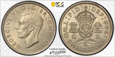 1949 Florin S-4107 MS63