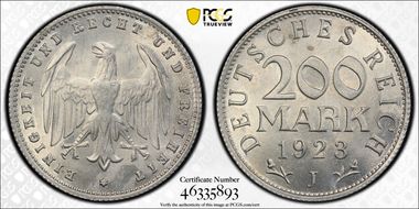 1923-J 200 Mk J-304 MS64