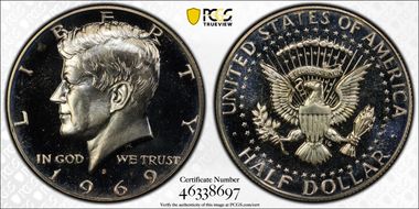 1969-S 50C PR66