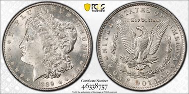 1889 $1 MS62