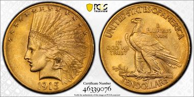 1915 $10 MS63
