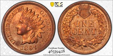 1897 1C PR64RB