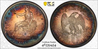 1875-S T$1 Type-I/II MS65