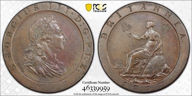 1797 1D S-3777 10 Leaves AU53BN