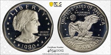 1980-S SBA$1 PR69DCAM