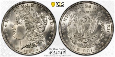 1889 $1 MS65