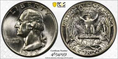 1963 25C DDO, FS-101 MS65