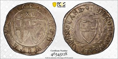1652 Shil S-3217 Commonwealth MS62