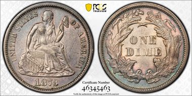 1873 10C Closed 3 AU55