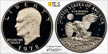 1978-S $1 PR67DCAM