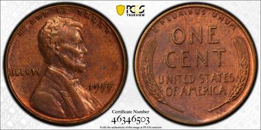 1955 1C Doubled Die Obverse, FS-101 N1BN