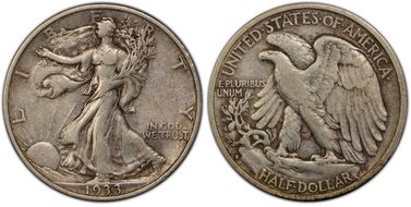 1933-S 50C VF30
