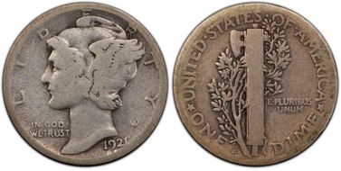 1921-D 10C G6