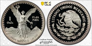1994-Mo Onza Libertad Ag PR69DCAM