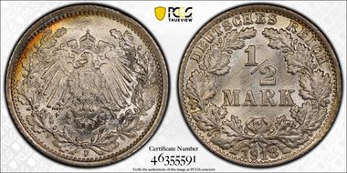 1918-F 1/2 Mk J-16 MS67