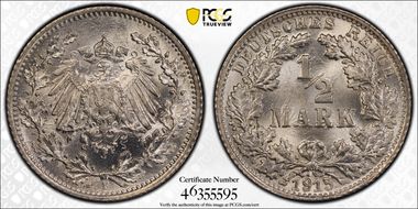 1915-F 1/2 Mk J-16 MS67