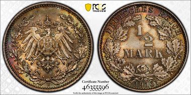 1913-E 1/2 Mk J-16 MS67