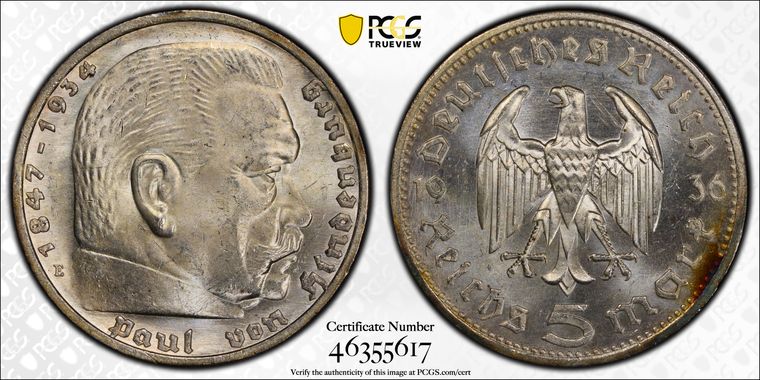 Cert 46355617 - Coin Image