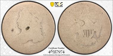 1837 10C Capped Bust PO1