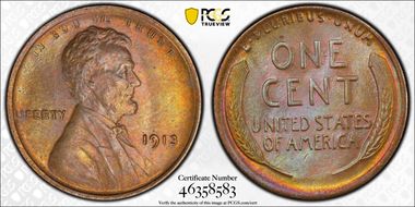 1913 1C MS65BN