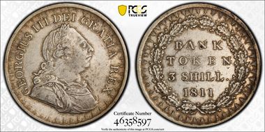 1811 3 Shil S-3769 N1