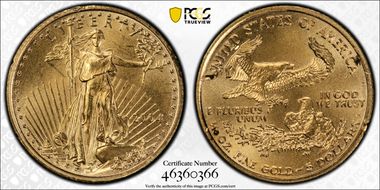 2004 $5 Gold Eagle N1