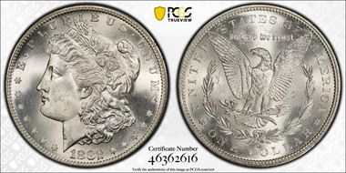 1882-S $1 MS67+