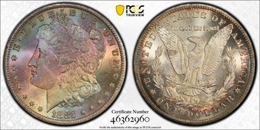 1881-CC $1 MS66+