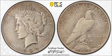 1934-S $1 VAM 3, Doubled Tiara N1