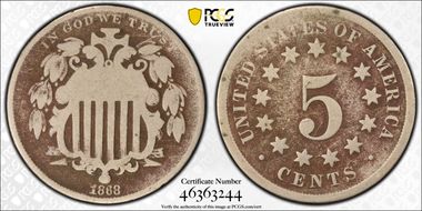 1868 5C Rev of 1868, FS-901 N1