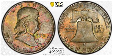 1951-D 50C MS66+ FBL