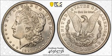 1892 $1 MS64+