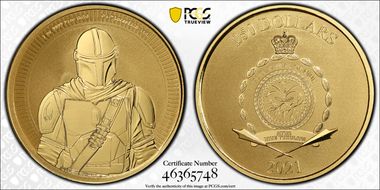 2021 $250 The Mandalorian Star Wars MS70