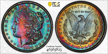 1884-O $1 MS65+