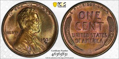 1931-D 1C MS64BN