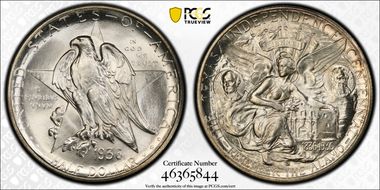 1936-D 50C Texas MS67