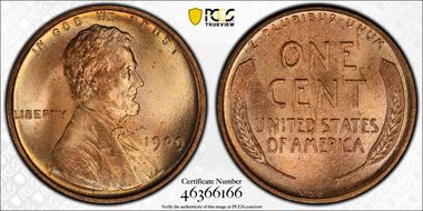 1909 VDB 1C MS66RD