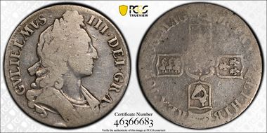 1696 Crown S-3470 1st Bust G6