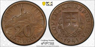 1941 20 H MS63BN