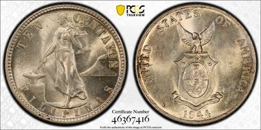 1944-D/D 10C Allen-9.04a MS63
